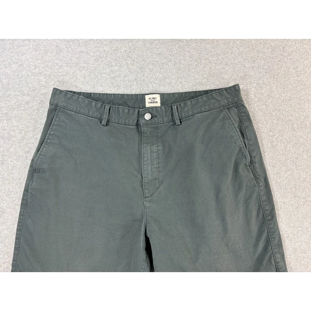 Flint and Tinder 365‎ Cotton Blend Chino Shorts (Men's 36) Gray - 7